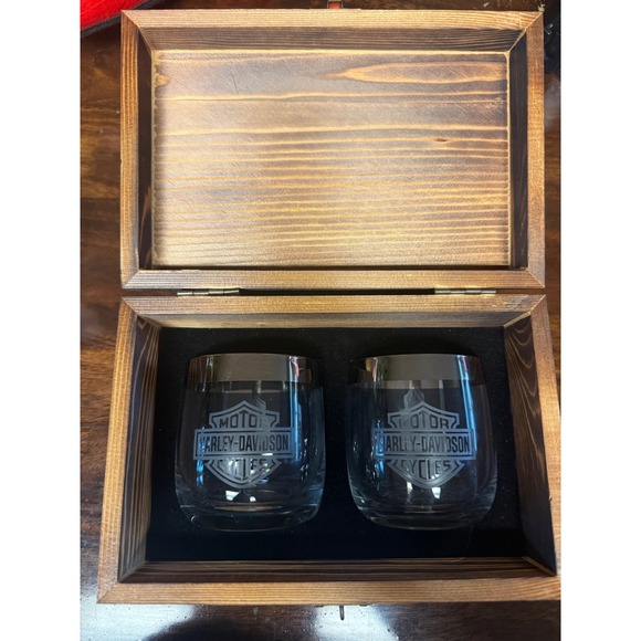 Harley Davidson Other - Collectible Harley-Davidson Whiskey Glass Set